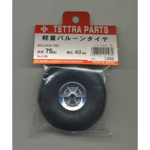 テトラ TETTRA テトラ バルーンタイヤ 75φ 1個入 1198