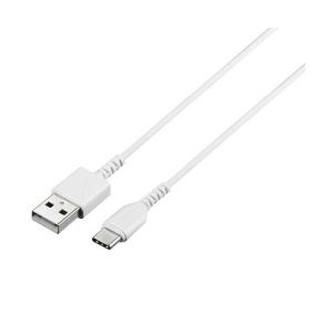 バッファロー BUFFALO USB2.0ケーブル(Type-A to Type-C) ホワイト 1.5m BSMPCAC115WH