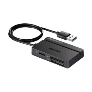 バッファロー BUFFALO バッファロー BSCR100U3BK USB3.0 マルチカードリーダー スタンダード ブラック