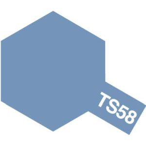 タミヤ TAMIYA タミヤ 85058 タミヤスプレー TS-58 パールライトブルー 100ml