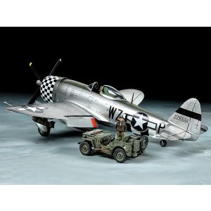 タミヤ TAMIYA タミヤ 25214 1/48 リパブリックP-47Dサンダーボルトバブルトップ 1/4ト