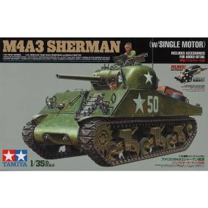 タミヤ TAMIYA タミヤ 30056 1/35 アメリカ M4A3シャーマン戦車 シングルモーターライズ仕様