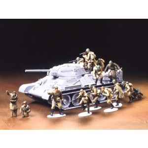 タミヤ TAMIYA タミヤ 32521 1/48 ソビエト戦車搭乗歩兵セット