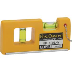 エビス EBISU エビス ED-10HLMY 磁石付ハンディレベル-2 イエロー 水平器