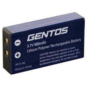 ジェントス GENTOS ジェントス VA-02SB 専用充電池 GENTOS