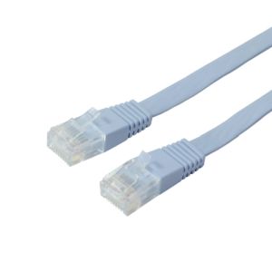 ミヨシ カテゴリー5e対応 LANケーブル フラットタイプ  1M ZLN-FL01BL(ブルー)