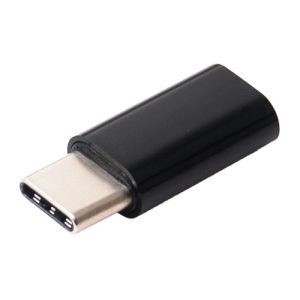 ミヨシ MCO ミヨシ USB2.0 microB-USB TypeC変換アダプタ ブラック USA-MCC