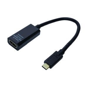 ミヨシ MCO ミヨシ USB Type-C HDMI2.0変換アダプタ ブラック USA-CHD3/BK