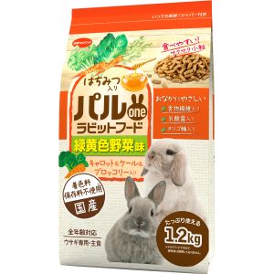 日本ペットフード 日本ペットフード パルワンラビットフード 緑黄色野菜味 1.2kg