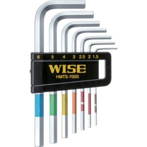 ワイズ WISE ワイズ HMTS-700S 六角棒レンチ7本セットNC 標準サイズ