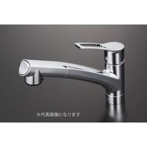 KVK KVK KM5021ZJTHS 流し台用 シングルレバー式 シャワー付混合栓 撥水