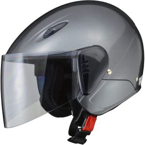 リード工業 LEAD リード工業 RE35 セミジェットヘルメット セリオ ガンメタ フリーサイズ LEAD