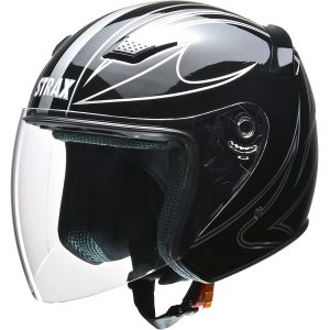 リード工業 LEAD リード工業 SJ-9 ジェットヘルメット ブラック Mサイズ LEAD