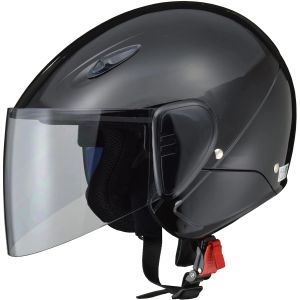 リード工業 LEAD リード工業 RE35 セミジェットヘルメット セリオ ブラック フリーサイズ LEAD