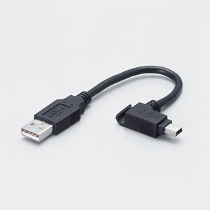 エレコム ELECOM エレコム USB-MBM5 モバイルUSB2.0ケーブル ミニBタイプ