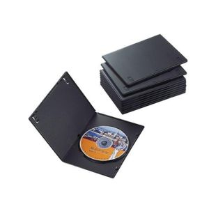 エレコム ELECOM エレコム CCD-DVDS03BK DVDスリムトールケース 10枚パック ブラック