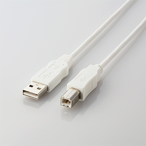 エレコム(ELECOM) RoHS対応USBケーブル/3.0m/ホワイト USB2-ECO30WH