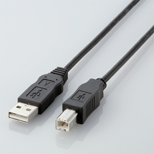 エレコム(ELECOM) RoHS対応USBケーブル/1.0m/ブラック USB2-ECO10