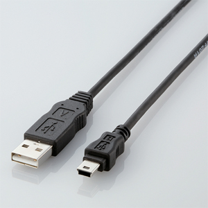 エレコム(ELECOM) RoHS対応USBケーブル/A-ミニB/0.5m/ブラック USB-ECOM505