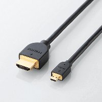エレコム(ELECOM) イーサネット対応HDMI-Microケーブル 1.0m DH-HD14EU10BK
