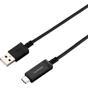 エレコム ELECOM エレコム ELECOM USB2.0ケーブル(温度検知機能付き、A‐C) 1.2m ブラック MPA-AC12SNBK
