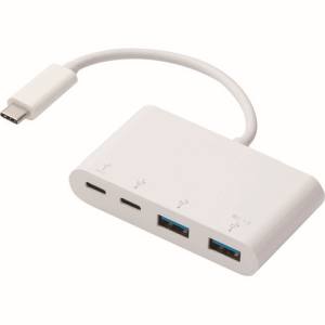 エレコム ELECOM エレコム ELECOM USB Type-Cコネクタ搭載USBハブ(PD対応) ホワイト U3HC-A423P5WH