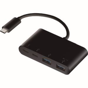 エレコム ELECOM エレコム ELECOM USB Type-Cコネクタ搭載USBハブ(PD対応) ブラック U3HC-A424P10BK