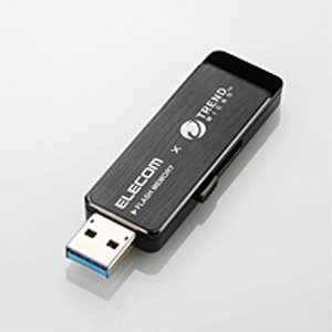 エレコム(ELECOM) USBメモリー/USB3.0対応/トレンドマイクロ社製ウイルス対策ソフト搭載/32GB/ブラック MF-TRU332GBK