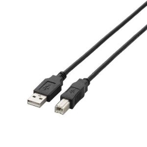 エレコム(ELECOM) USB2.0ケーブル/A-Bタイプ/ノーマル/0.7m/ブラック U2C-BN07BK