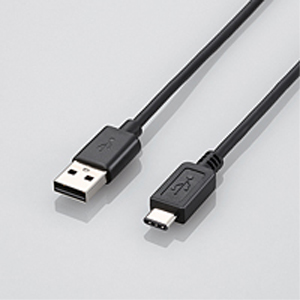 エレコム(ELECOM) USB2.0ケーブル/A-Cタイプ/ノーマル/1.5m/ブラック U2C-AC15BK