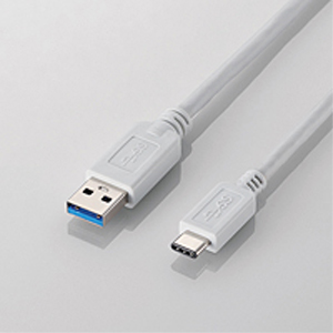 エレコム(ELECOM) USB3.1ケーブル/for Apple/A-Cタイプ/ノーマル/1m/ホワイト USB3-APAC10WH