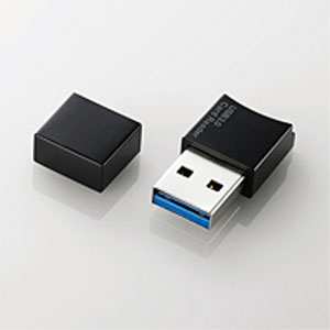 エレコム ELECOM メモリリーダライタ microSD専用 USB3.0 ストラップ付 ブラック MR3-C008BK MR3C008BK