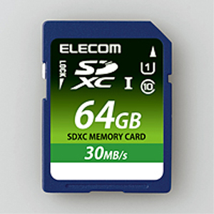 エレコム(ELECOM) SDXCカード/データ復旧サービス付/UHS-I 30MB/s/64GB MF-FS064GU11LRA
