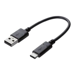 エレコム ELECOM エレコム ELECOM USB2.0ケーブル(認証品、A-C) 0.15m ブラック MPA-AC01NBK