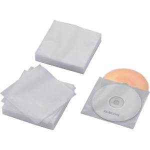 エレコム ELECOM エレコム ELECOM Blu-ray・CD・DVD対応不織布ケース スタンダード(120枚) ホワイト CCD-NWB120WH
