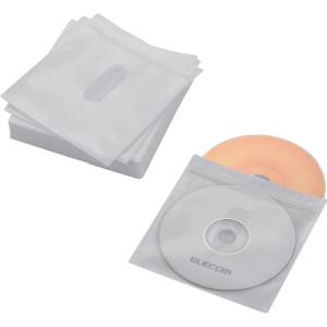 エレコム ELECOM エレコム ELECOM Blu-ray・CD・DVD対応不織布ケース タイトルカード(60枚) ホワイト CCD-NIWB60WH