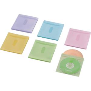 エレコム ELECOM エレコム ELECOM Blu-ray・CD・DVD対応不織布ケース タイトルカード(60枚) アソートカラー CCD-NIWB60ASO