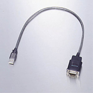 エレコム ELECOM エレコムUC-SGT1 USBtoシリアルケーブル/USBオス_RS-232C用/グラファイト