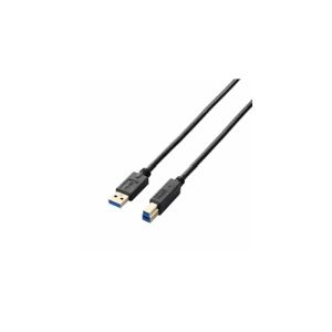 エレコム(ELECOM) USB3.0ケーブル/A-Bタイプ/スタンダード/0.5m/ブラック USB3-AB05BK