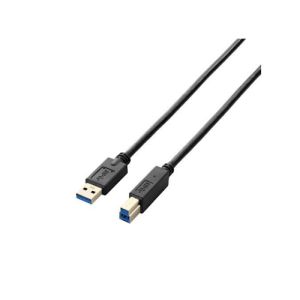 エレコム(ELECOM) USB3.0ケーブル/A-Bタイプ/スタンダード/1.5m/ブラック USB3-AB15BK
