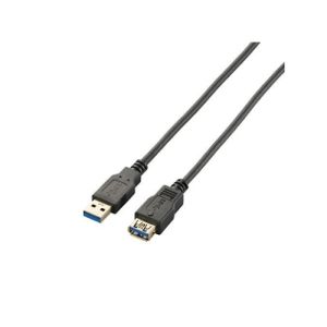 エレコム ELECOM USB3.0ケーブル/A-A延長タイプ/スタンダード/1.5m/ブラック USB3-E15BK