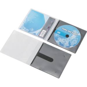 エレコム(ELECOM) CD/DVD用スリム収納ソフトケース CCD-DPC30BK