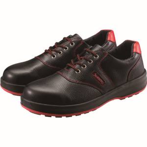 シモン Simon シモン SL11R 安全靴 短靴 黒/赤 24.5cm SL11R-24.5