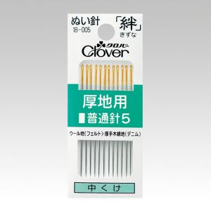 クロバー Clover クロバー 絆 厚地用 普通針5 18-005