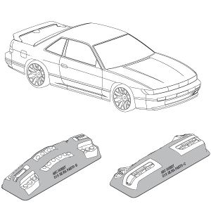 ABCホビー ABCホビー 66722 S13シルビア 車幅195mm 用ライトカバーセット