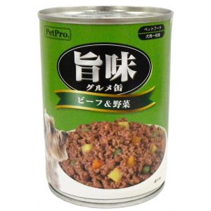 ペットプロジャパン PetPro ペットプロ 旨味グルメ ビーフ & 野菜味 375g