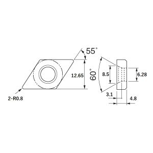 京セラ KYOCERA 京セラ LD-43 部品 1個