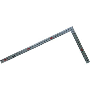 シンワ測定 SHINWA シンワ測定 10642 曲尺同厚 シルバー 30cm/1尺 併用目盛 名作