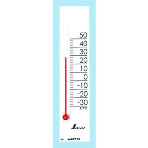 シンワ測定 SHINWA シンワ測定 48715 温度計 プチサーモ スクエア たて 13.5cm マグネット付 ホワイト