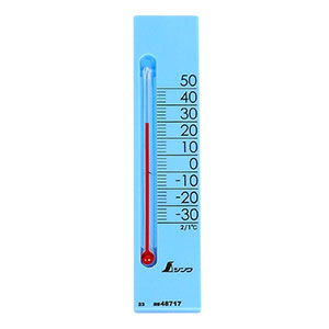 シンワ測定 SHINWA シンワ測定 48717 温度計 プチサーモ スクエア たて 13.5cm マグネット付 ブルー